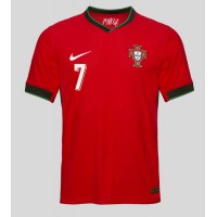 Billiga Portugal Cristiano Ronaldo #7 Hemma fotbollskläder EM 2024 Kortärmad